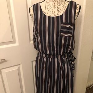 Doe & Rae | Striped Midi Dress